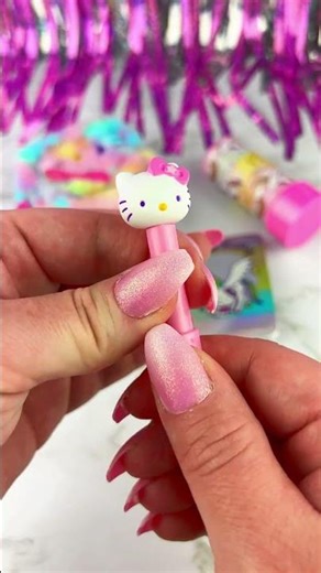 Hello Kitty Real Littles Mini Backpack Opening Satisfying Video ASMR! #shorts