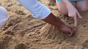 Young Girl Build Sand Castle On Stock Footage Video (100% Royalty-free) 8636788 | Shutterstock