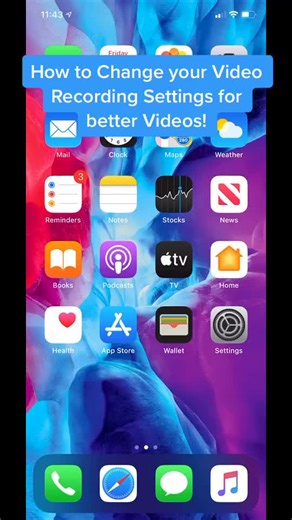 How to Change your Video Recording Settings for better Videos! New blog post is live at simpleiostips.com #simpleiostips #fyp #ios #apple #blog