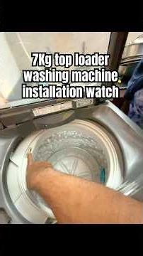 LG top loader washing machine demo installation part1watch full video #lg #lgonequickshare #lgus