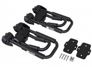 Front Runner Kayak Carrier with Tie Downs - J-Style - Folding - Channel Mount Front Runner Waterspor