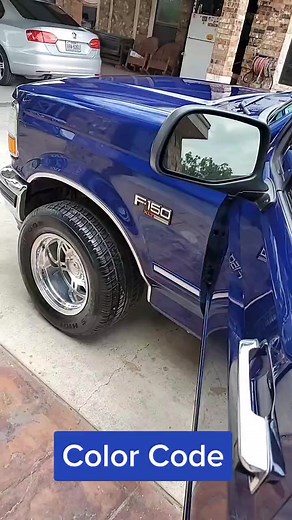 1996 Ford F150 Color Code Information