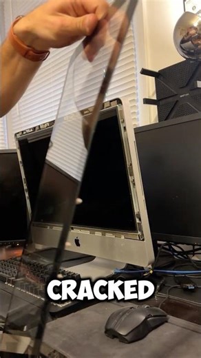 I Broke The Glass On My iMAC #apple #imac #brokenglassrepair