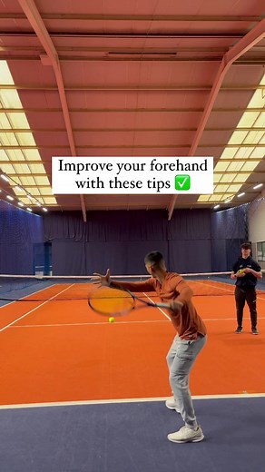 Improve your forehand preparation ✅ #tennis #tennistiktok #fyp