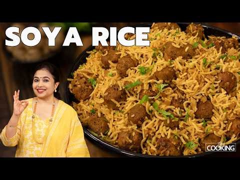 Soya Rice | Healthy High Protein Meal | Quick Lunch Box Recipe | Variety Rice