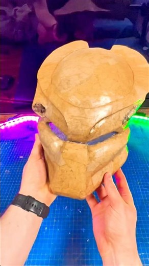 Cardboard Predator Helmet and Blades #predator #epiccardboardprops