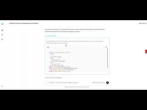 Interrogating Plugin Output with Snowflake Intelligence