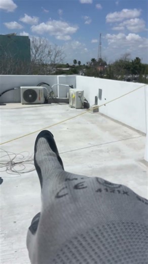 Mirage mini split system: how to install on a metal base support with concrete anchors