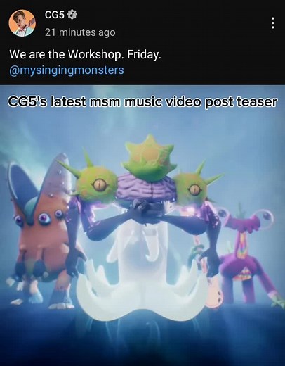 Ethereal Workshop with CG5 and My Singing Monsters