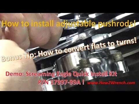 How to precisely install ANY brand of adjustable pushrod for Twin Cam EVO Sportster Big Twin!