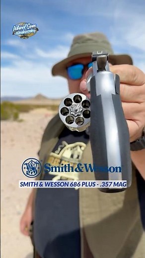 Unlocking the 7th Shot: Smith & Wesson 686 Plus .357 Magnum Review #WheelgunWednesday #fyp #shorts