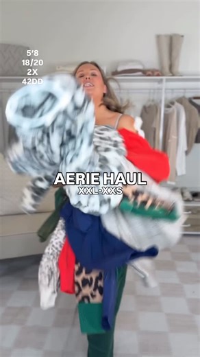 17K views · 1.8K reactions | XXL-XXS ✨ Okay belly babes, this one’s for us!! Every piece from this Aerie haul is comfortable, SO cozy and made to move with you, not against you. 﫶 Soft fabrics, easy fits, and zero frump!!! Just cute, cozy confidence. Honestly? Aerie truly gets it!! ✨ ️ Comment AERIE and I’ll send you all the outfit links + sizing details! Plus size fashion, belly friendly style, size 18/20 outfits, honest try on haul | House of Dorough | Facebook