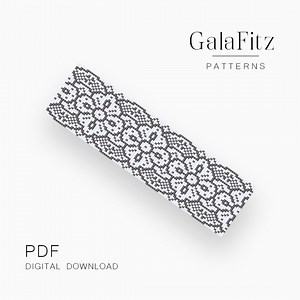 Bead Loom Pattern, Beaded Lace Loom Pattern for Bracelet Making, Instant Download /BL0342/ - Etsy