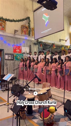Holy Cross Church Kurla - Carols Sung by Parish Choir - CMINORSCHORUS #catholicchurch #christmascarols | Catholic Church Vlogs