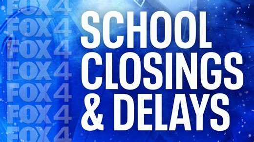 North Texas school closings for Monday and Tuesday
