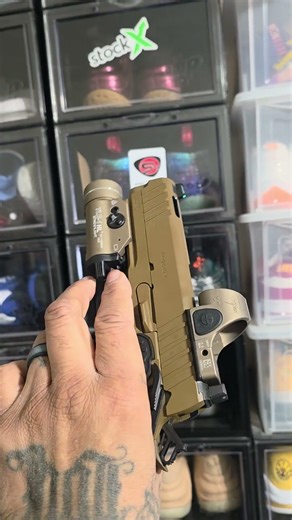 Springfield Prodigy 4.25 with ‪@onpointguns‬ grip installed, EGW kit, red dirt trigger, V8 porting