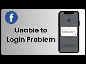 Fix Unable to Login Problem on Facebook | 100% Working Solutions 2025