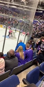 Fight In todays Glasgow Clan vs Belfast Giants game - Zack FitzGerald vs Kevin Raine EIHL fight 17-2-19 Thanks to Lauren Laird | Hockey Fights UK