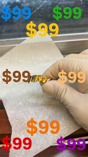 🤩 $99 👉🏽6 bottom with deep cuts in store only don’t sleep | Real Mike Gold Teeth