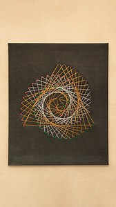 4K views | This 70s string art masterpiece is giving all the nostalgic vibes ✌ LIKE if you agree! CRAFT IT >>> https://www.bakerross.co.uk/craft-ideas/kids/retro-string-art-canvas/ #BakerRoss #stringart #70saesthetic #70svintage #70sart #retrocrafts | Baker Ross | Facebook