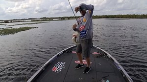 Evinrude Fish First Moment: Here's a look at one of the catches that helped Jordan Lee win Stage One of the Bass Pro Tour! Be sure to watch Stage Two this Saturday on Discovery from 7-9 a.m. ET/PT! | Major League Fishing