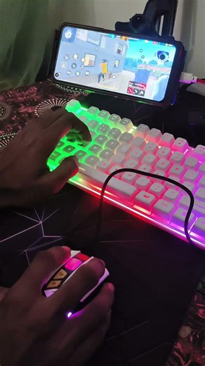 Mobile Gaming Next Level – Keyboard Mouse Setup! 🚀#gaming #ytshorts #shortfeed #viral #viralshort