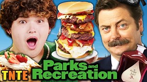 1.4M views · 30K reactions | Treat yo' self to a Try Not to Eat: Parks & Rec challenge! #parksandrec #ronswanson #ChrisPratt #amypoehler #PVF | People Vs Food By React | Facebook