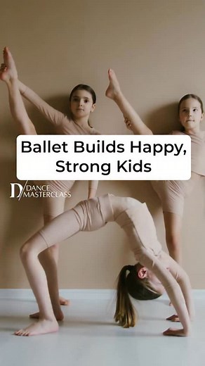 Ballet helps build happy, strong kids. Through movement, discipline, and joy, ballet supports confidence, focus, and body awareness—from the very first plié. Discover more at: www.dance-masterclass.com | Dance Masterclass