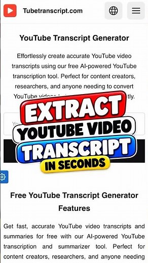 How to Extract YouTube Transcript and Copy It