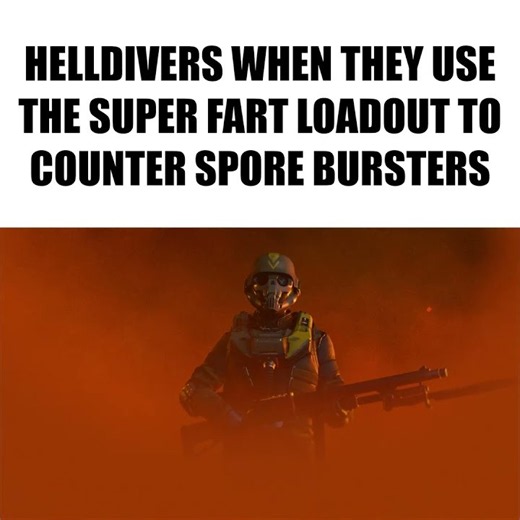 Helldivers When They Use Gas Against Spore Bursters #helldivers2
