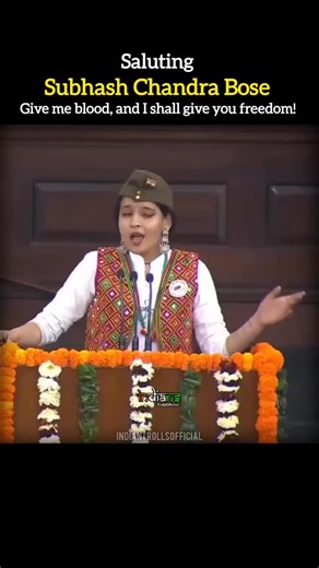 INDIA on Instagram: "Subhash Chandra Bose, born on January 23, 1897, in Cuttack, Odisha, was a visionary leader whose life was defined by an unyielding fire to serve his motherland. Despite his academic brilliance and successfully clearing the prestigious Indian Civil Service (ICS) exam in England, he chose to sacrifice his career, refusing to be a part of the colonial machinery—a move that marked his first major act of rebellion. Firmly believing that "freedom is not given, it is taken," his ra