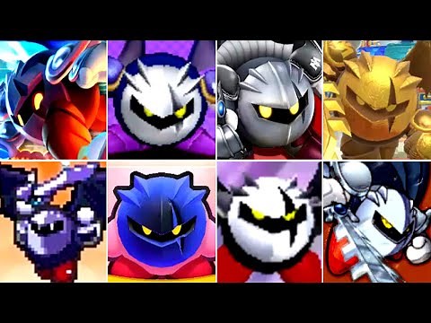 Evolution of Dark Meta Knight in Kirby Games (2004-2023)