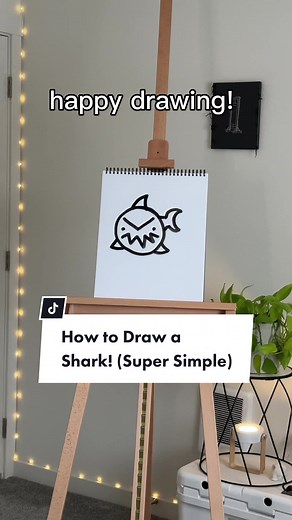 Easy Shark Drawing Tutorial for Kids