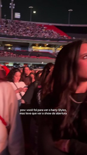 POV: Você foi ver o Harry Styles, mas viu o show de abertura