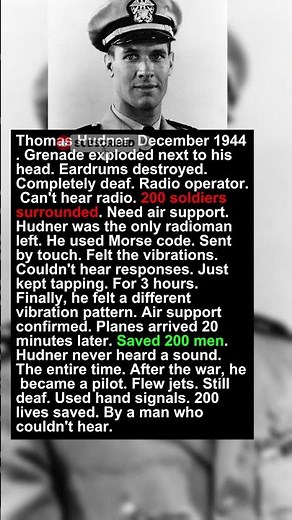 1 Deaf Radioman Saved 200 Soldiers Using Morse Code He Couldn't Hear