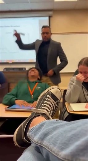 He Paused Once → Instant Classroom Freeze 🤐⚡ #teachercomedy #teacherhumor #funny #funnyteacher