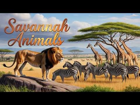 SAVANNAH Wildlife 4K – Untamed Beauty of Africa’s Grasslands #animaltv #savannah
