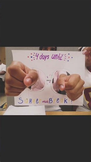 ☀️ Only 4 days until summer break! 🎉 Who else is counting down?