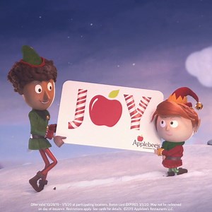 Share a little kindness this holiday season with a $50 gift card from Applebee’s (and also score a $10 bonus card for yourself). | Applebee's Grill Bar