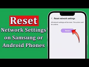 Unlocking Secrets: How to Reset Network Settings on Samsung or Android Phone | Android Data Recovery