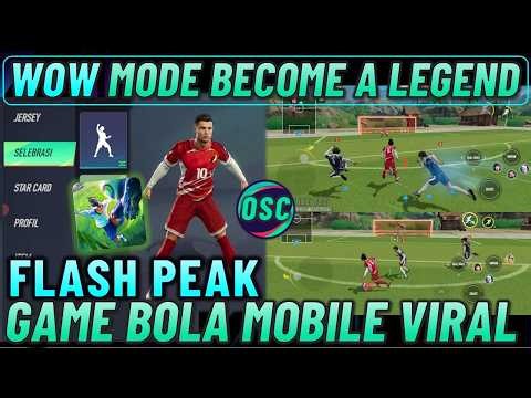 BECOME A LEGEND MODE !? I'M TRYING FLASHPEAK MOBILE, THE NEW VIRAL SOCCER GAME THAT'S JUST LIKE B...