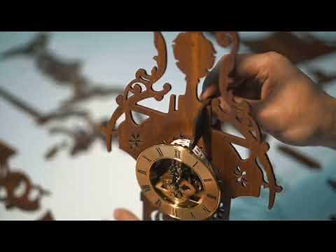 FUNPOLA LED 3D Wooden Puzzle Tower Clock Assembly Instruction Video