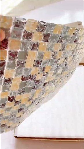 Crackle Glass Mosaic Tile Showcase｜Unique Cracked Texture