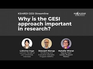 Why is the GESI approach important in research?