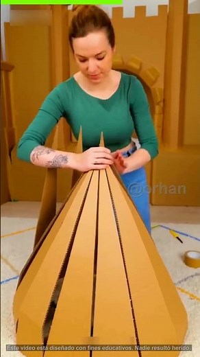 TE SORPRENDERÁS AL MIRAR ESTE CASTILLO HECHO DE CARTÓN