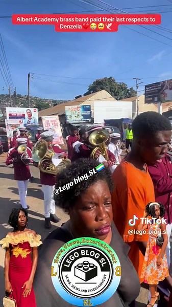 Albert Academy brass band paid their last respects to Denzella🥹😭💔🕊️#rip #follow #legoblog #fpyシ #viral
