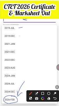 CTET Feb 2026 Certificate & Marksheet DigiLocker पर जारी 😍 अभी चेक करें! #ctet2026 #ctet