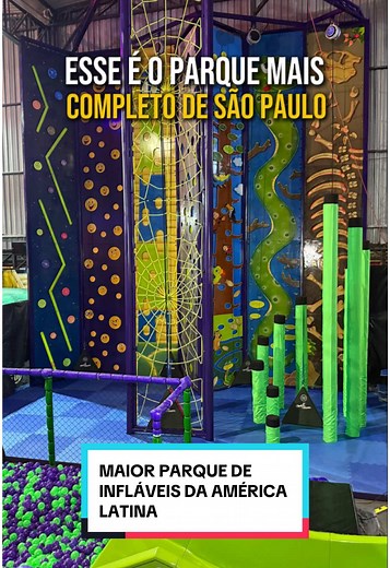 O PARQUE INDOOR MAIS COMPLETO DE SÃO PAULO ESTÁ COM NOVIDADES 🛝🎉😍 ‼...