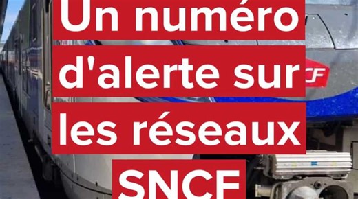 SNCF: un numéro d'alerte en cas d'urgence dans les trains ou en gare