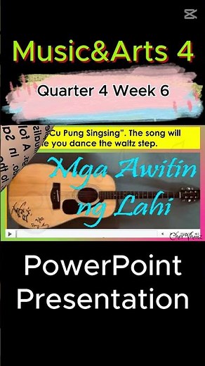 MAPEH 4 Quarter 4 Week 6 (Music and Arts) - MATATAG Curriculum PowerPoint #matatagcurriculum